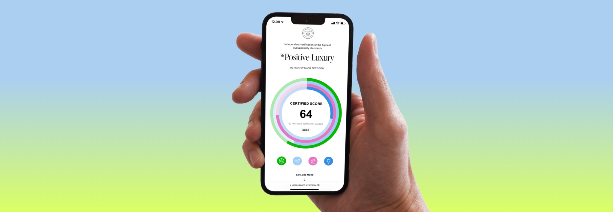 Digital Butterfly Passport Positive Luxury