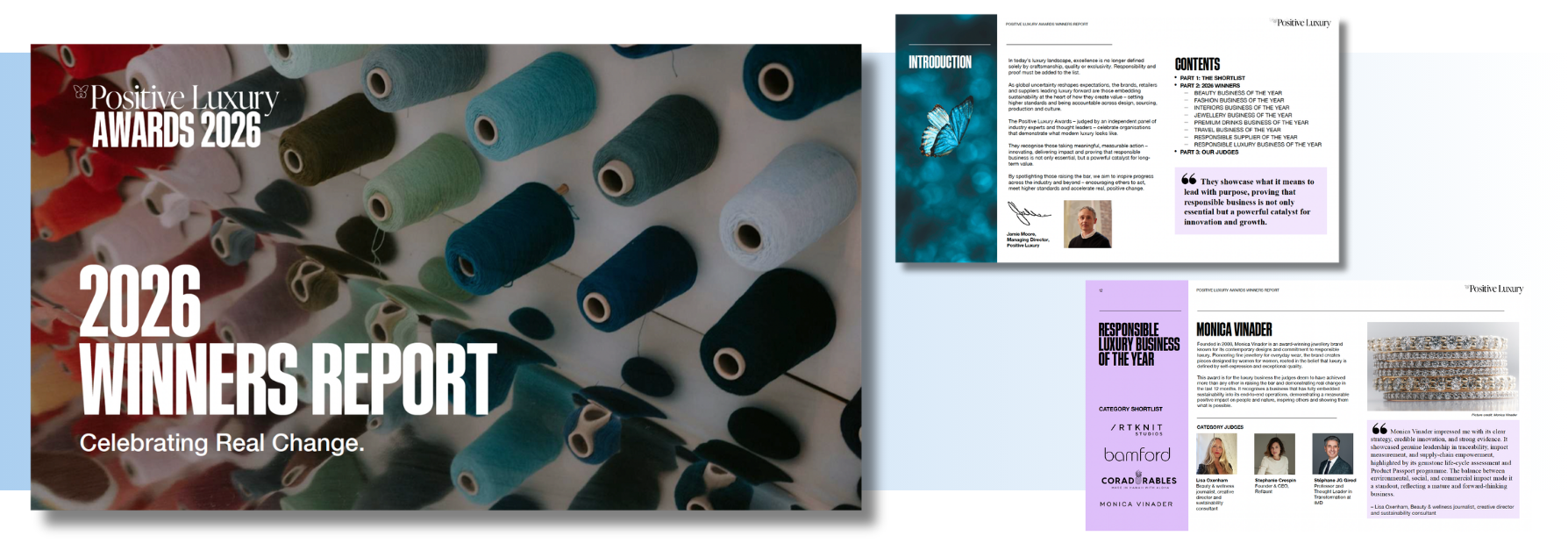 POSITIVE LUXURY AWARDS 2026 WINNERS REPORT