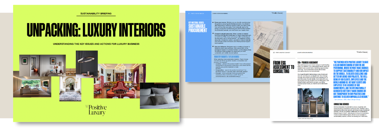 Interiors briefing paper
