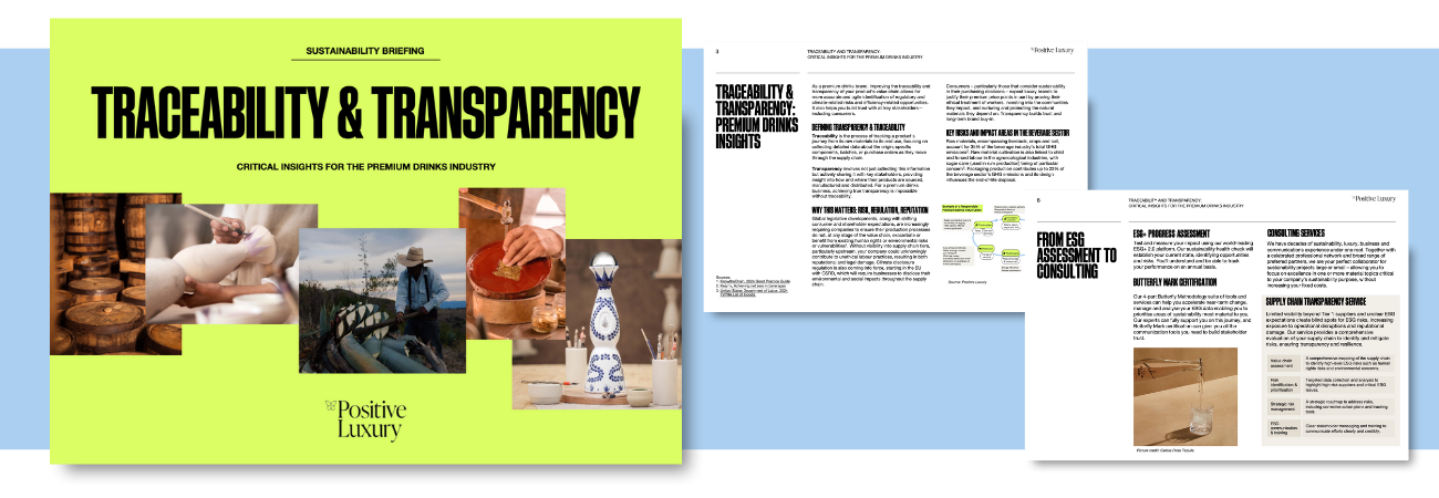 Supply Chain Transparency and Traceability
