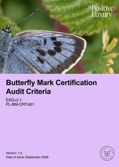 Butterfly Mark Audit Criteria